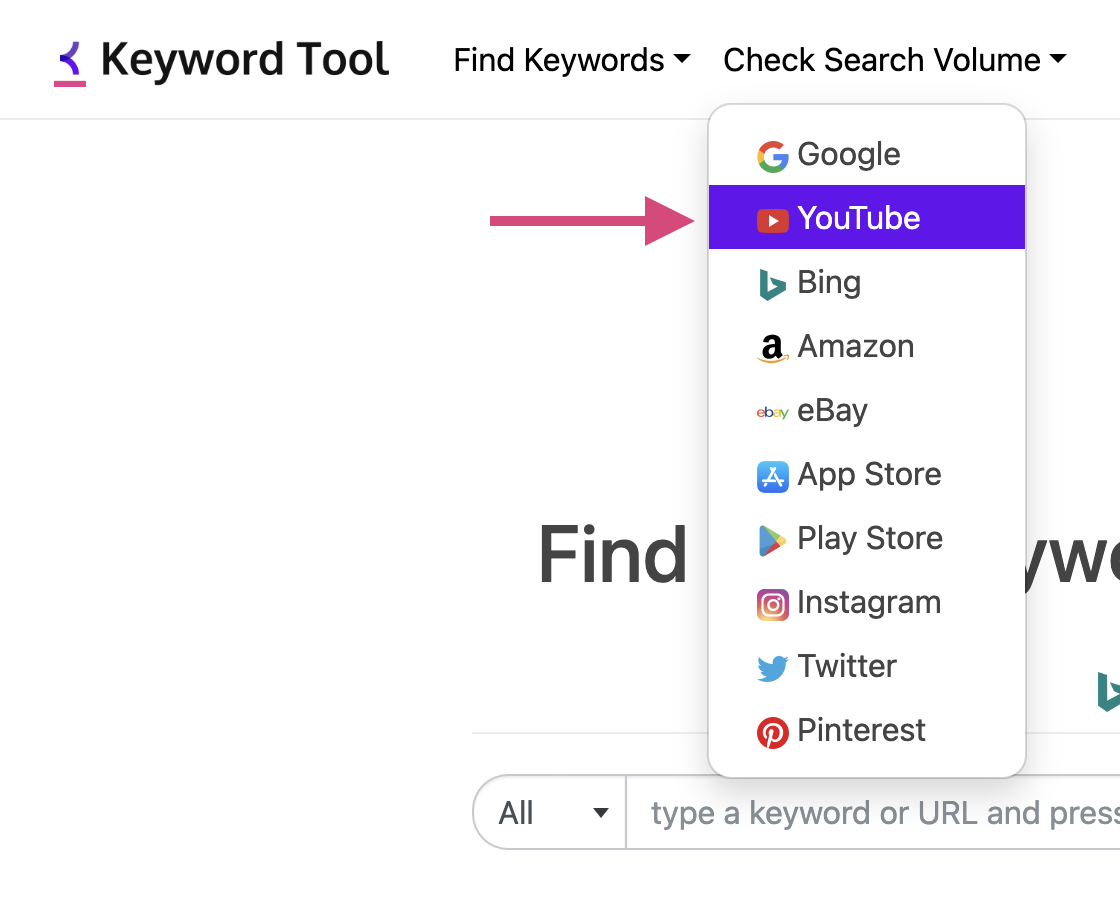 youtube keyword search volume in bulk