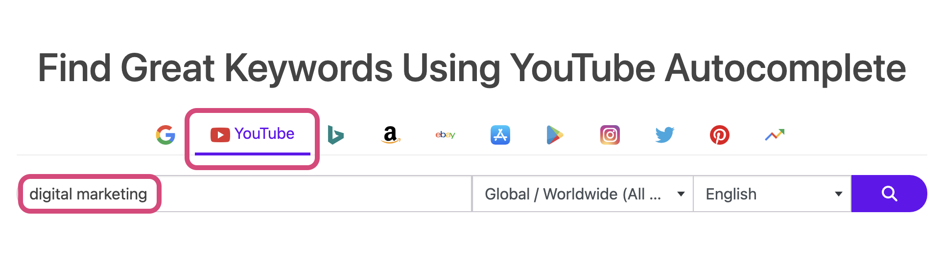 youtube keyword tool