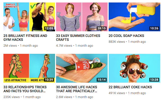 youtube thumbnails