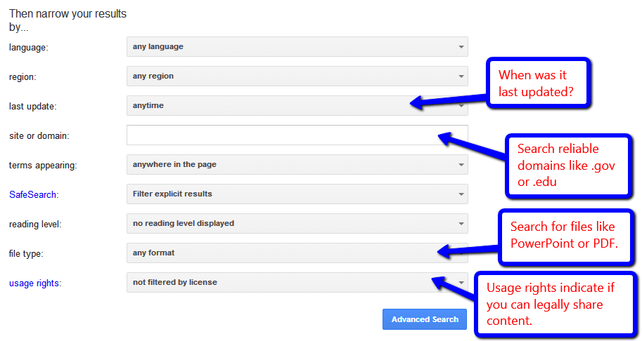 How To Use Advanced Search Properly 