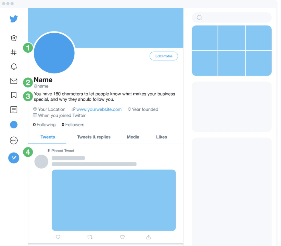 optimize Twitter profile for SEO
